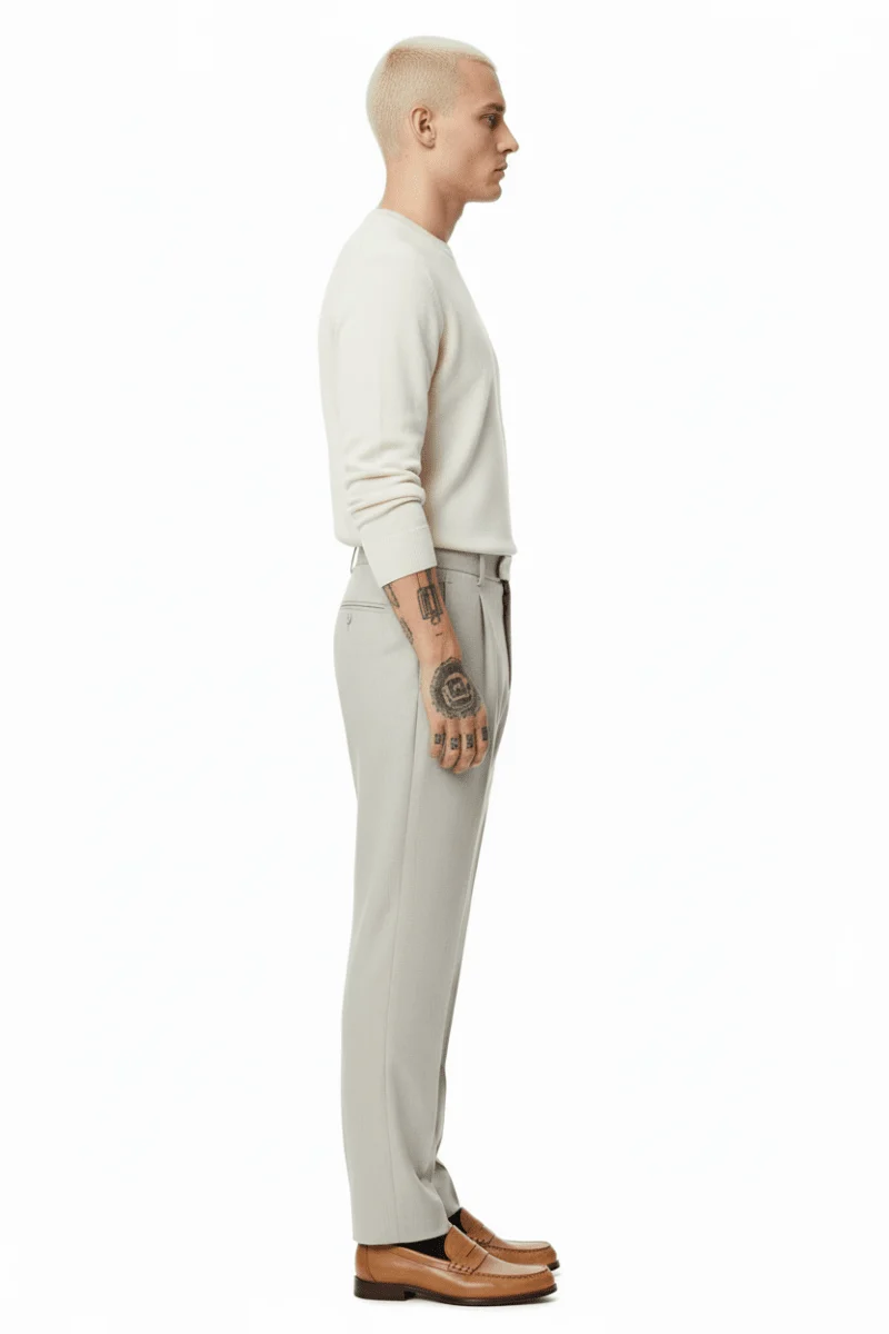 Strellson Classic Trousers Lois4 in der Farbe Silver