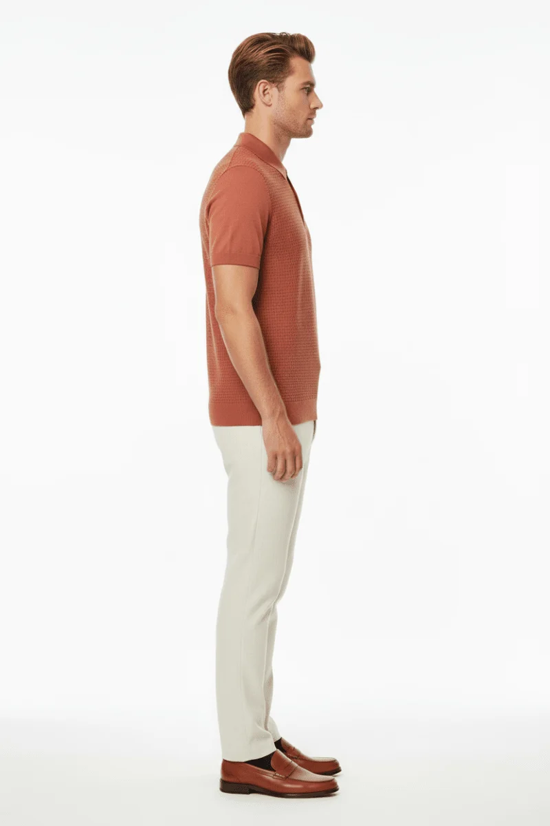 Strellson Poloshirt Adrian-PS in der Farbe Lt/Pastel Red 634