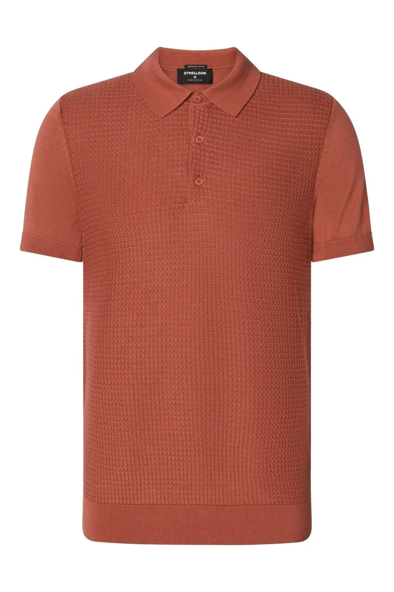 Strellson Poloshirt Adrian-PS in der Farbe Lt/Pastel Red 634