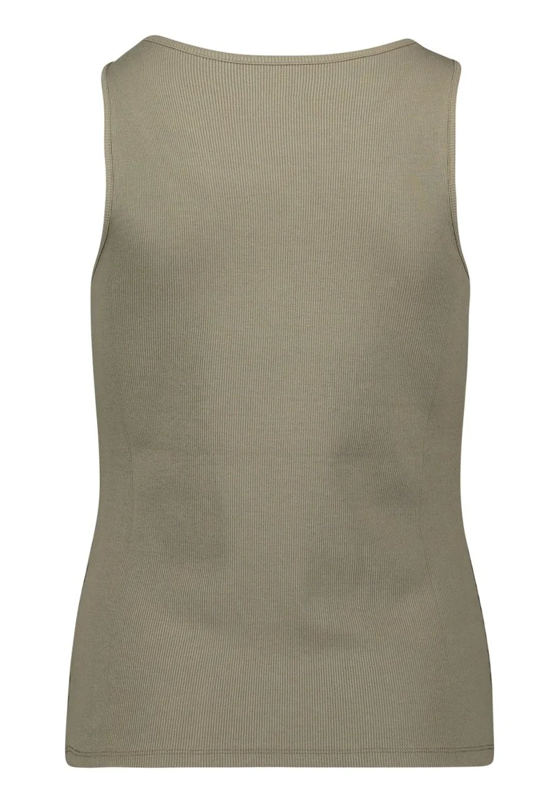 Cartoon Shirt Kurz ohne Arm in der Farbe Oliv