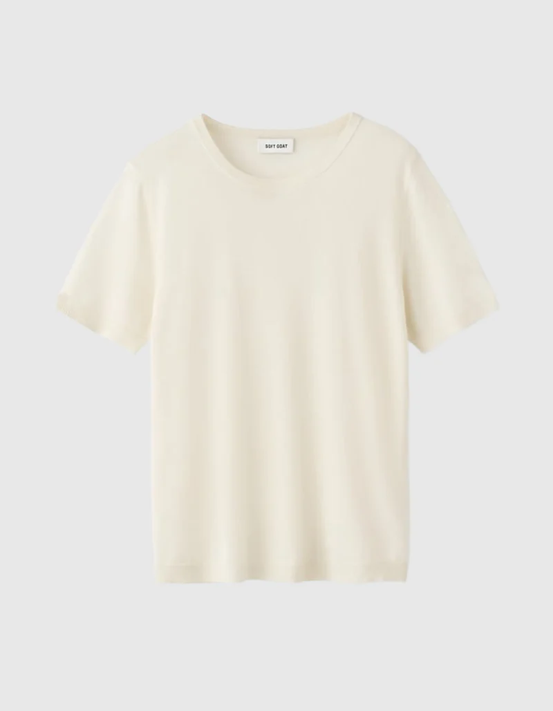Feinstrick-Shirt Featherlight mit Kaschmiranteil