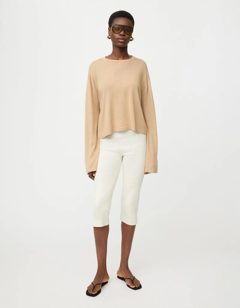 Seiden-Kaschmir-Feinstrickpullover