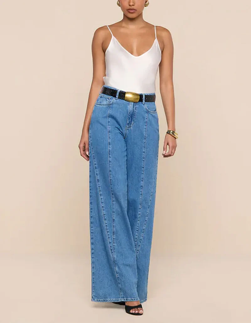 High-Waist Wide-Leg Jeans Niles Twist