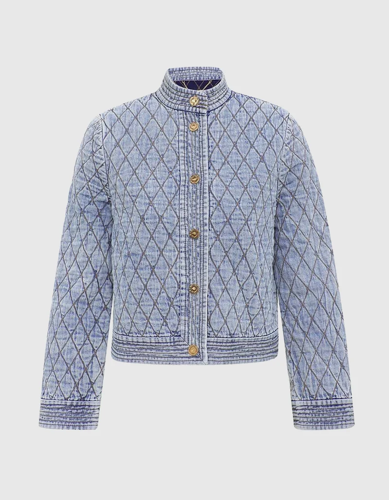 Gesteppte Jeansjacke Indra
