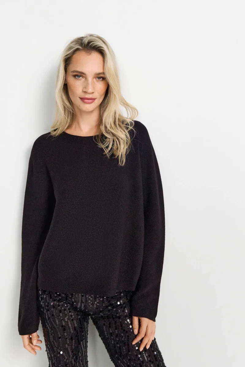 Rich & Royal Pullover in der Farbe Black