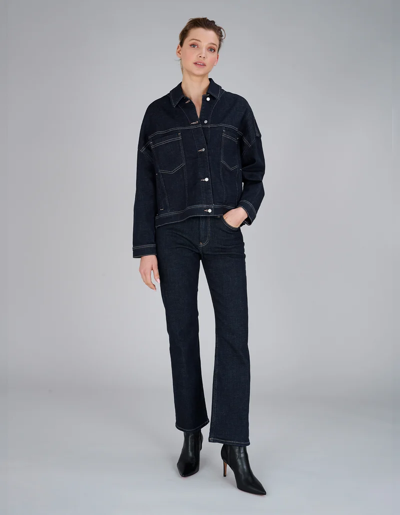 Oversize-Jeansjacke Amber