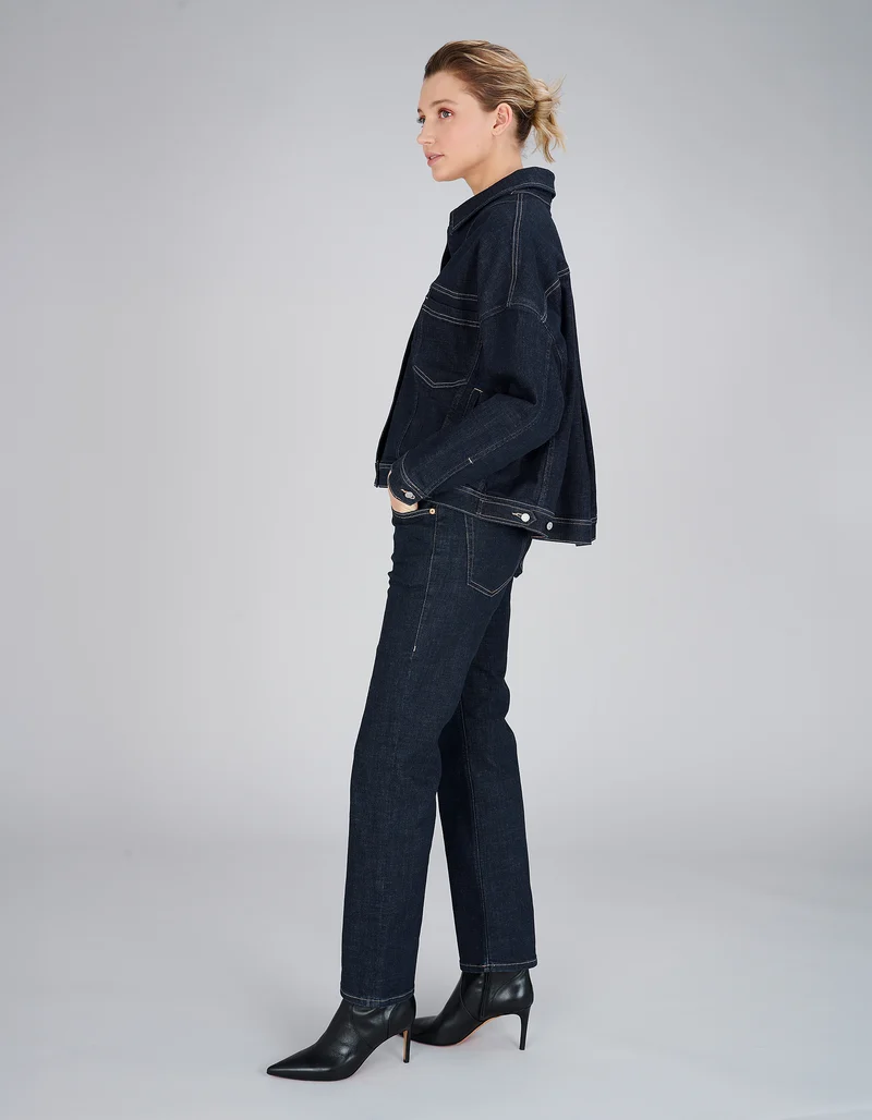 Oversize-Jeansjacke Amber