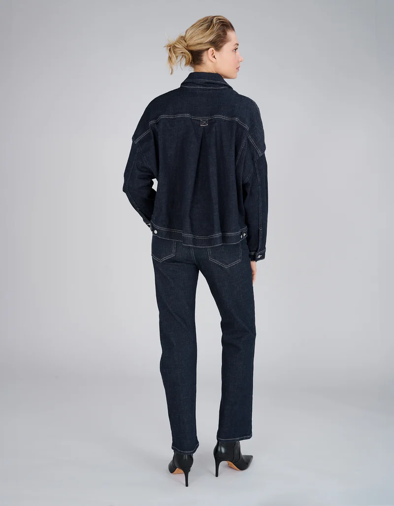 Oversize-Jeansjacke Amber