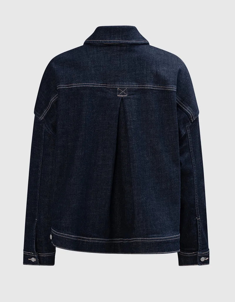 Oversize-Jeansjacke Amber
