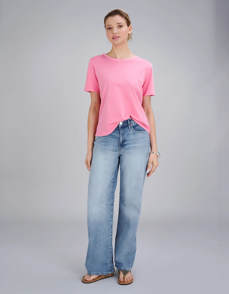Washed-Out Baggy-Jeans Shirley
