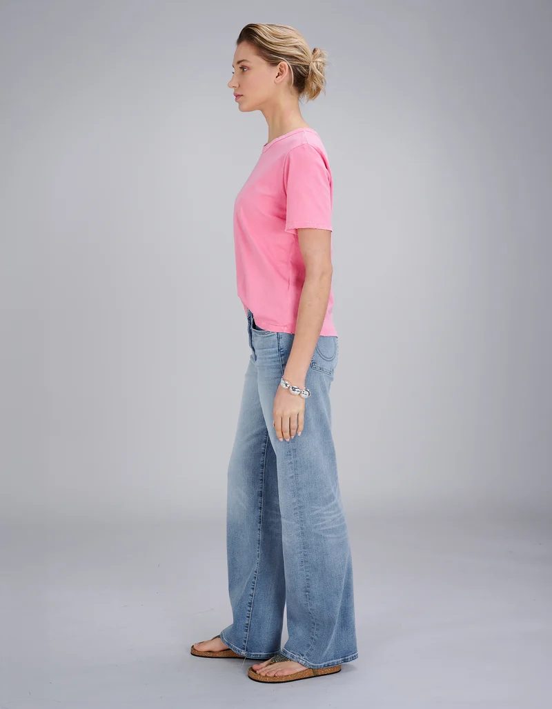 Washed-Out Baggy-Jeans Shirley