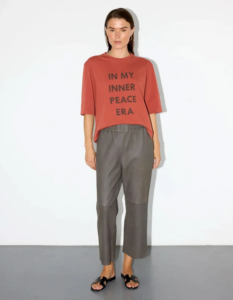 Bedrucktes Oversize-T-Shirt Tami