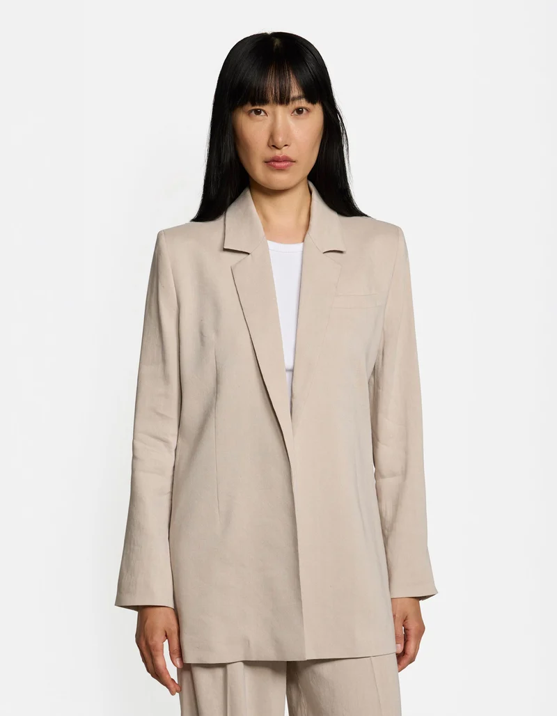 Leinen-Viskose Blazer Karmahala