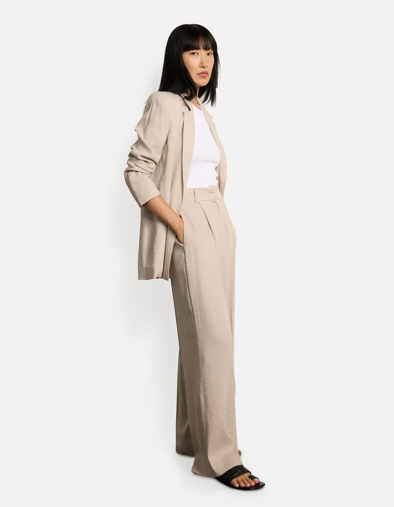 Leinen-Viskose Blazer Karmahala
