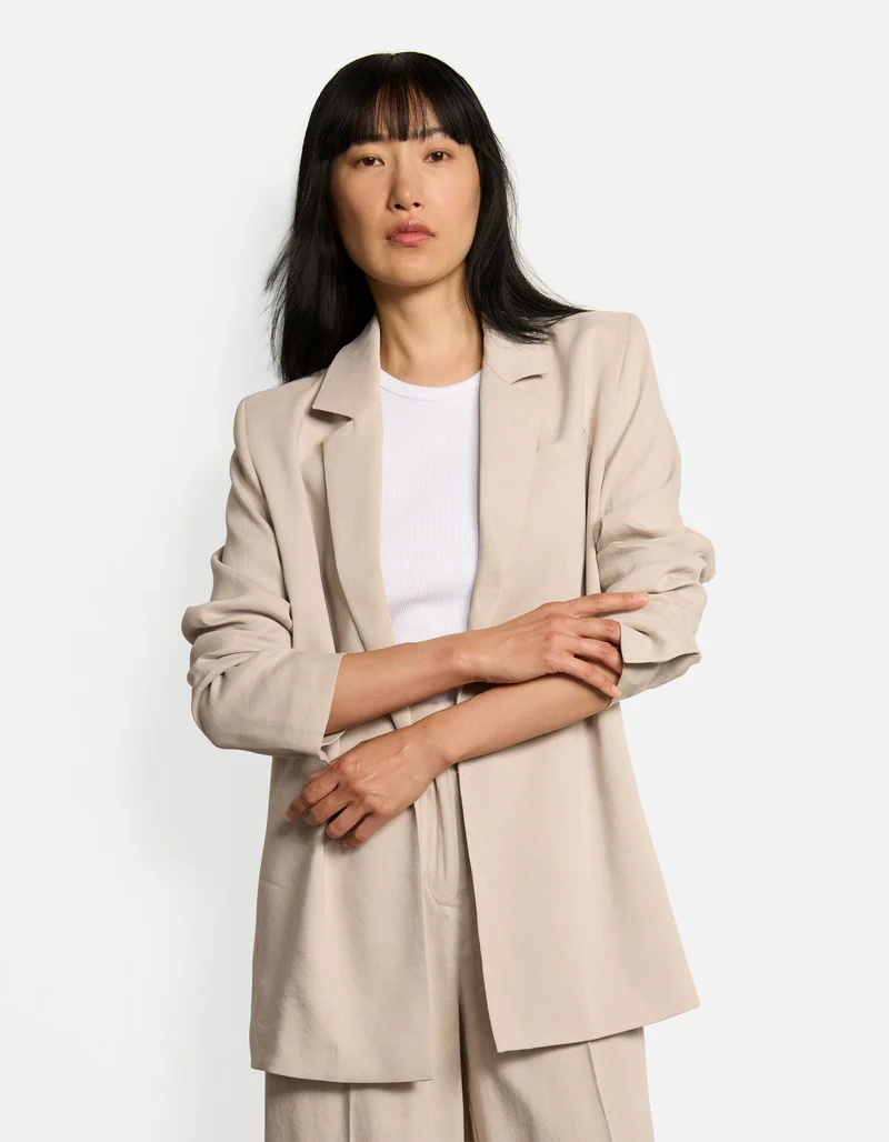 Leinen-Viskose Blazer Karmahala