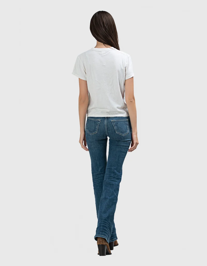 Bedrucktes Boxy-Cut T-Shirt Lucky You