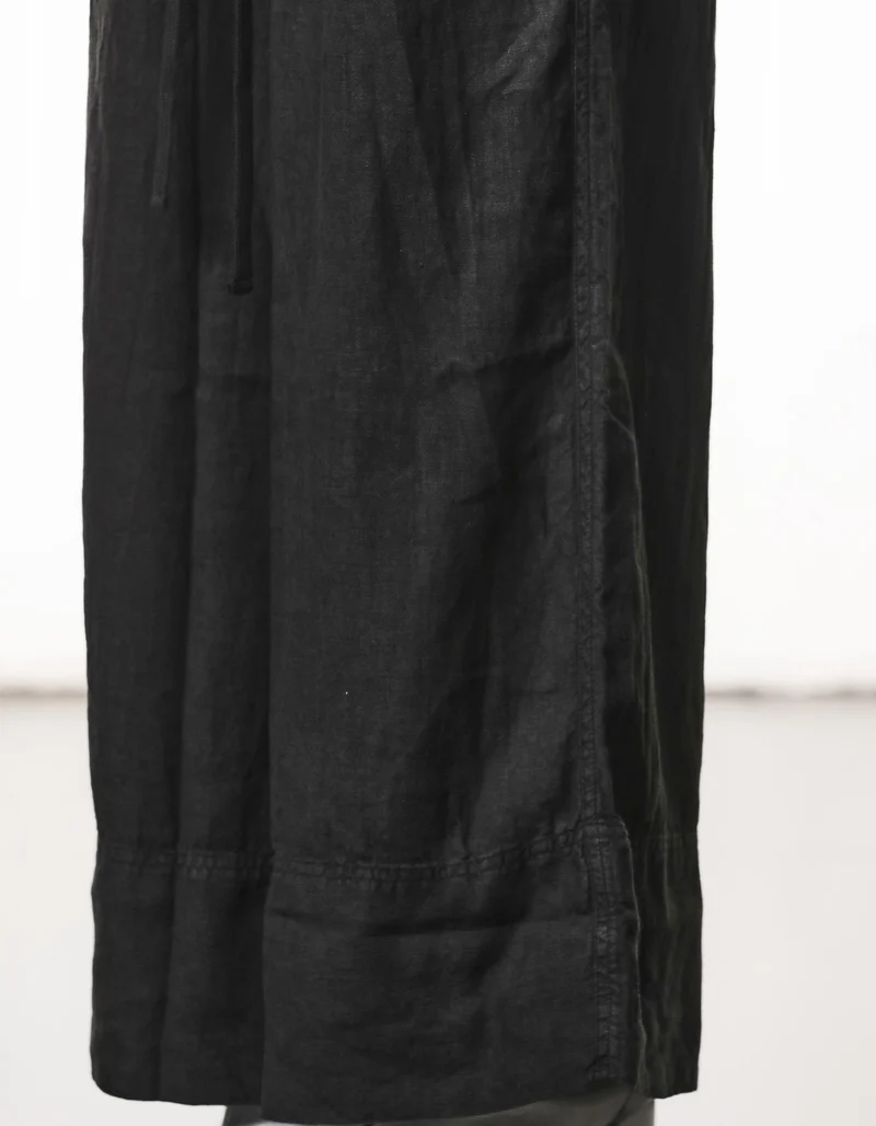 Wide-Leg Leinen-Hose