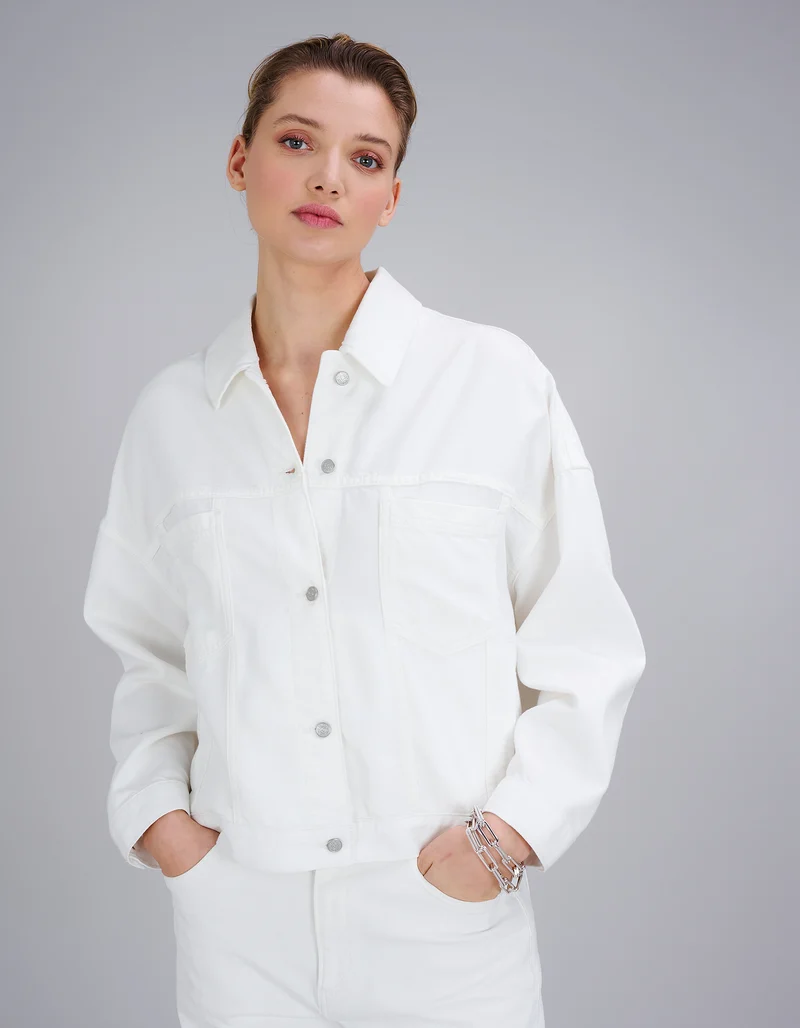 Oversize-Jeansjacke Amber
