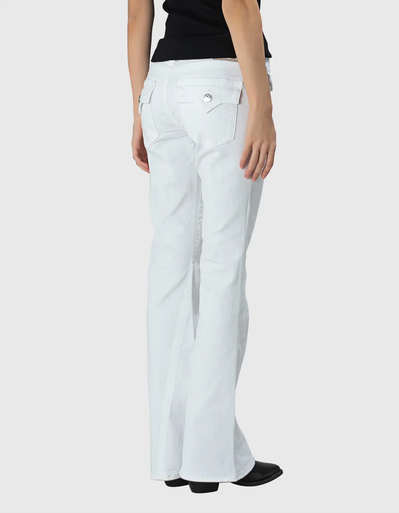 Flare-Leg Jeans Joey Low-Rise Flare Flap