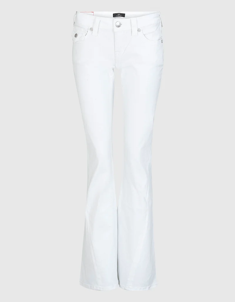 Flare-Leg Jeans Joey Low-Rise Flare Flap