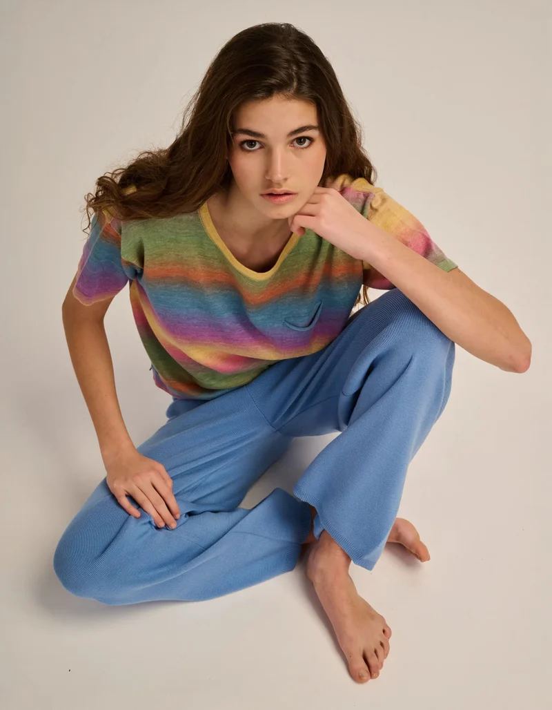 Wide-Leg Strickhose Michelle