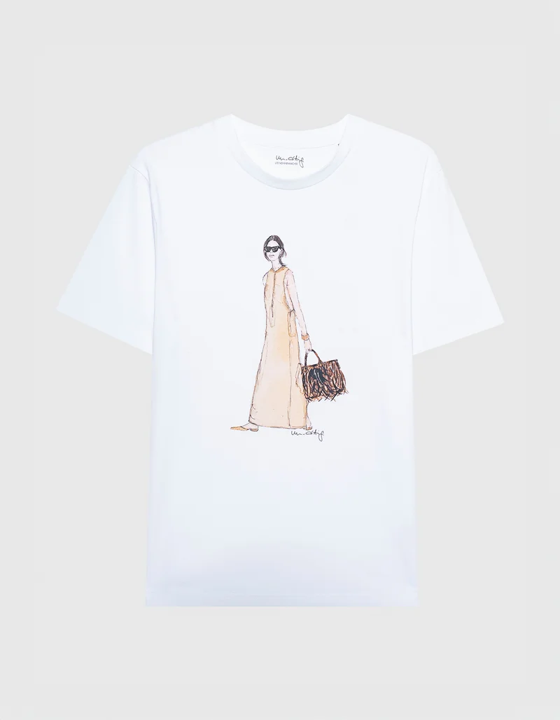 Bedrucktes Oversize T-Shirt Iconic
