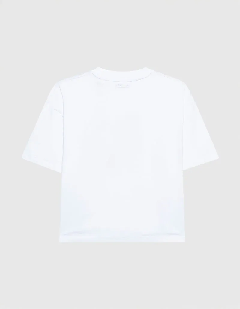Bedrucktes Boxy-Cut T-Shirt