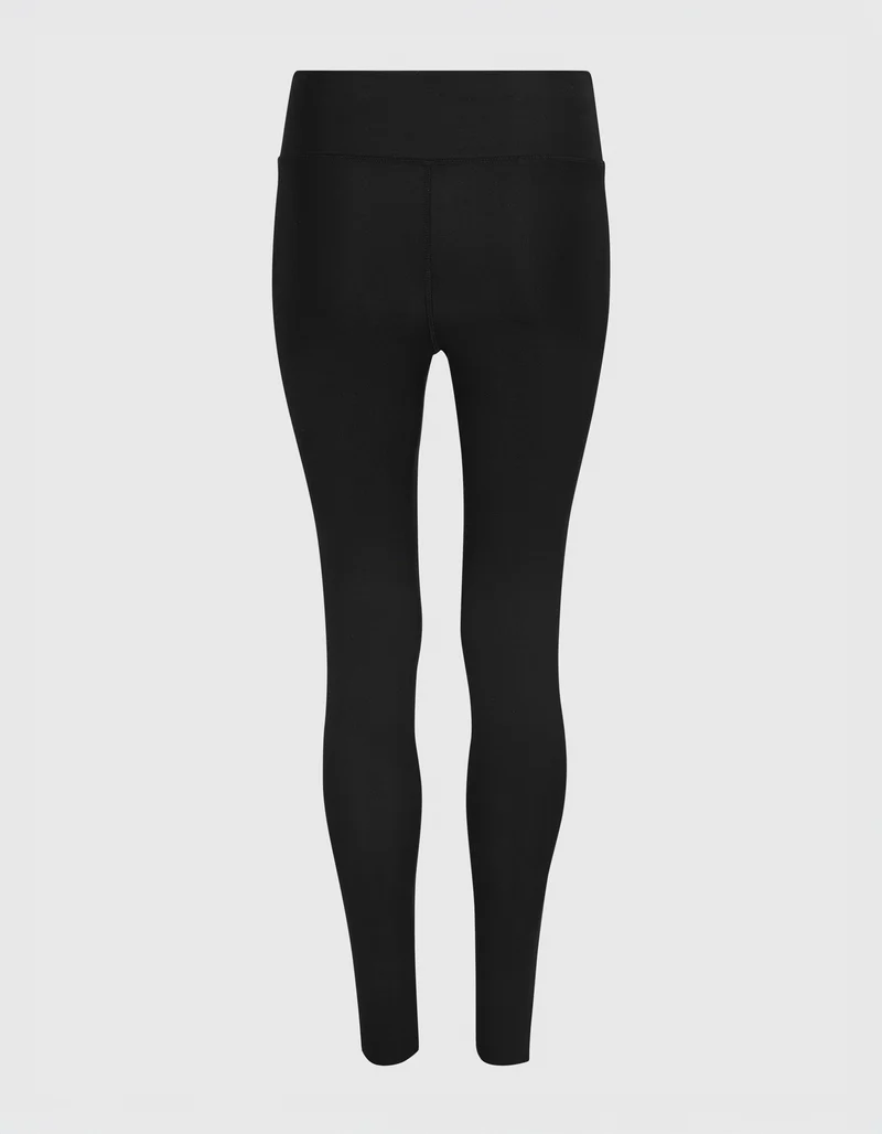 Ankle-Leggings mit Label-Print