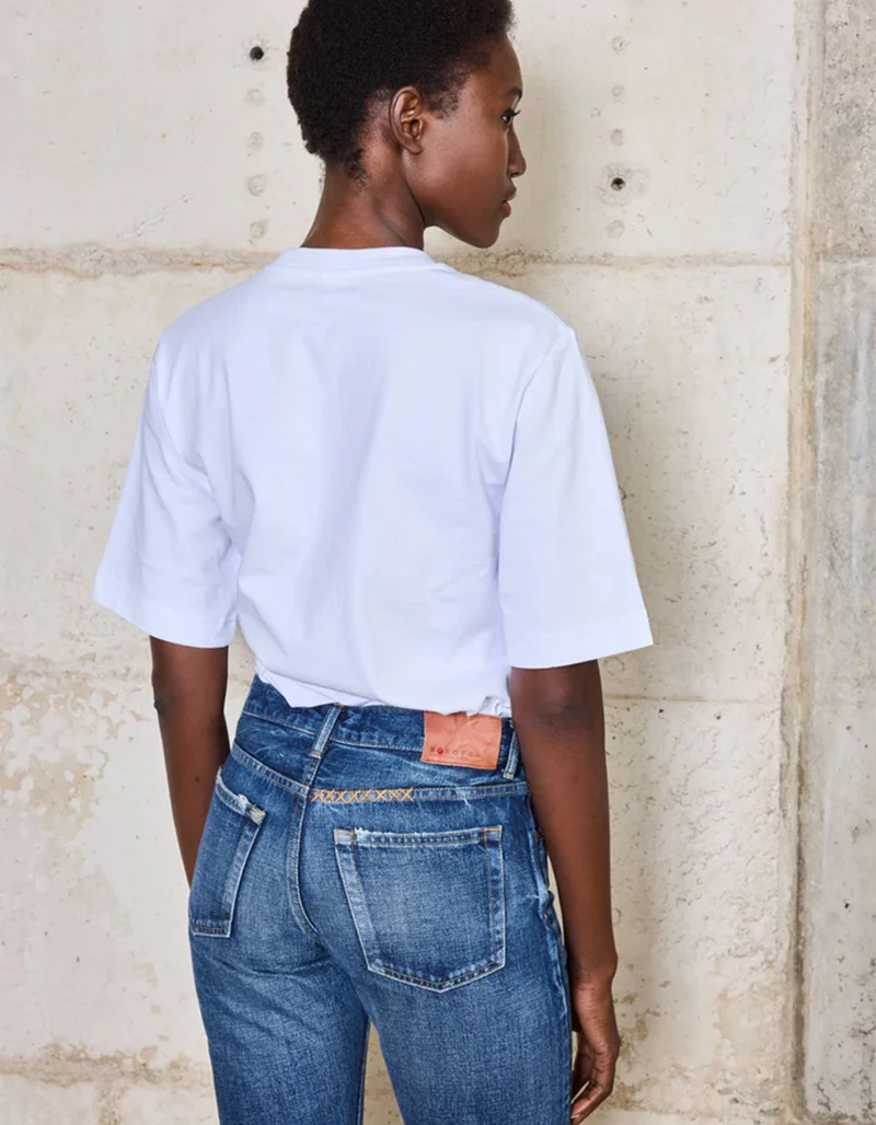 Washed-Out Tapered Jeans Sapporo