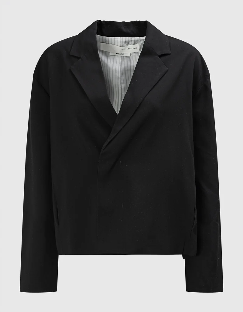 Cropped Oversize-Blazer mit seitlichen Cut-Outs