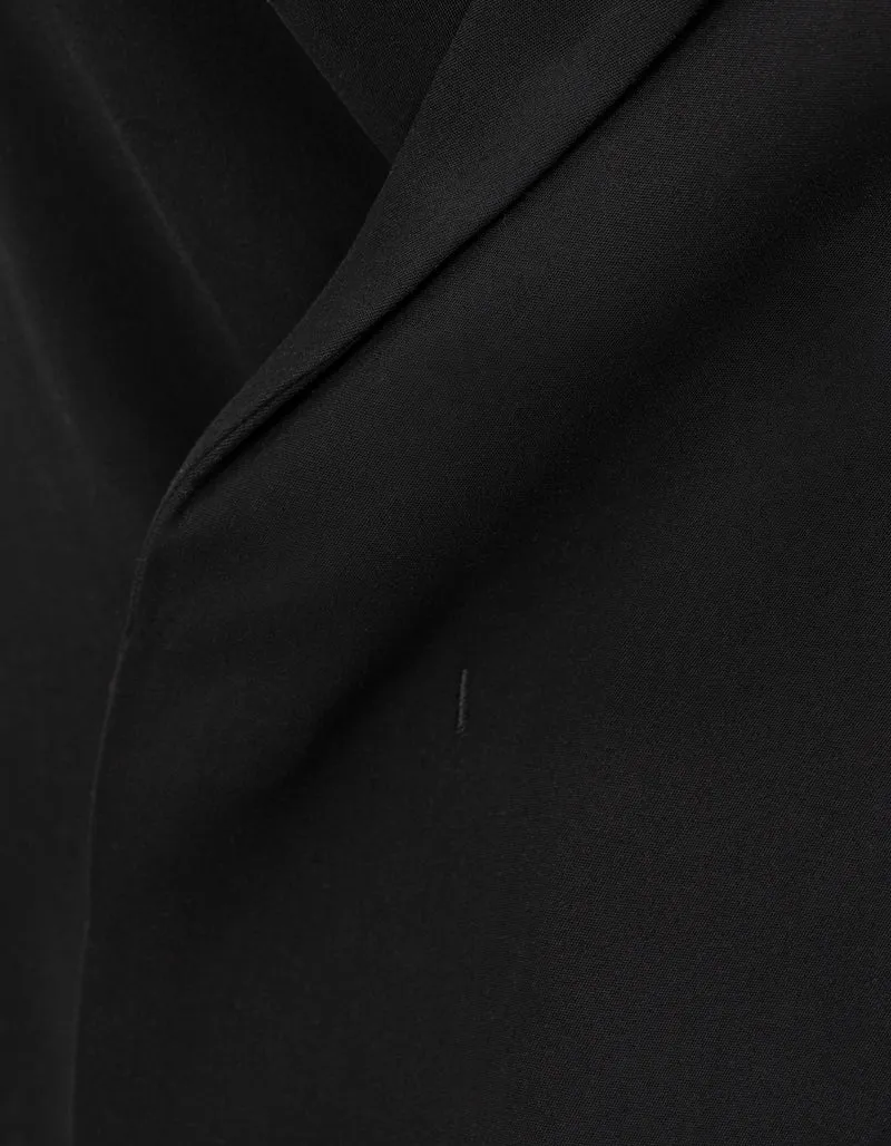 Cropped Oversize-Blazer mit seitlichen Cut-Outs