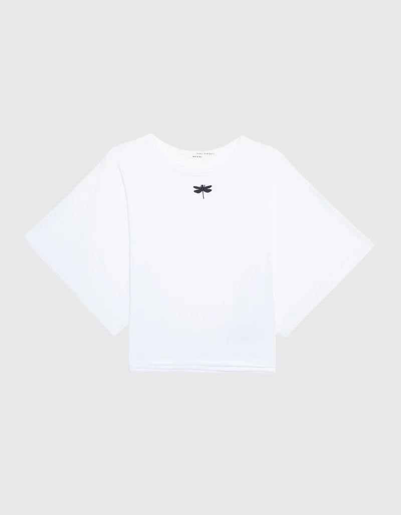 Oversize T-Shirt mit Stickerei