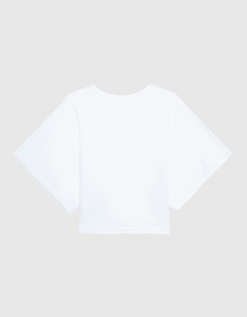 Oversize T-Shirt mit Stickerei