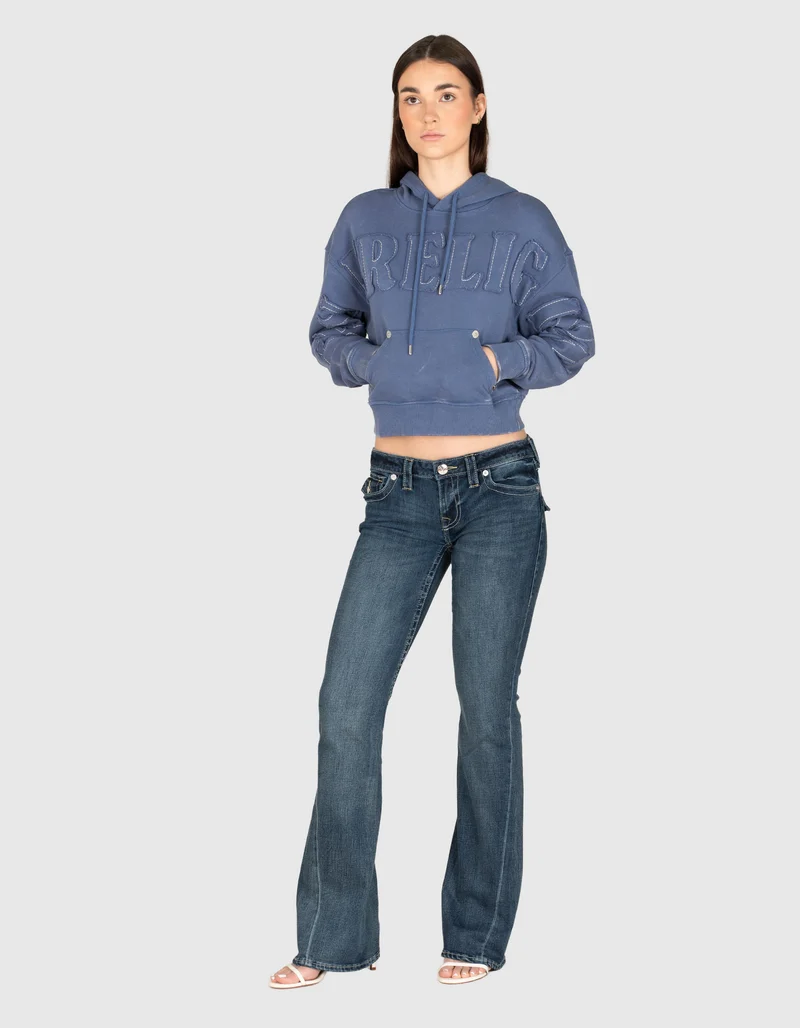 Low-Rise Flare-Leg Jeans Joey