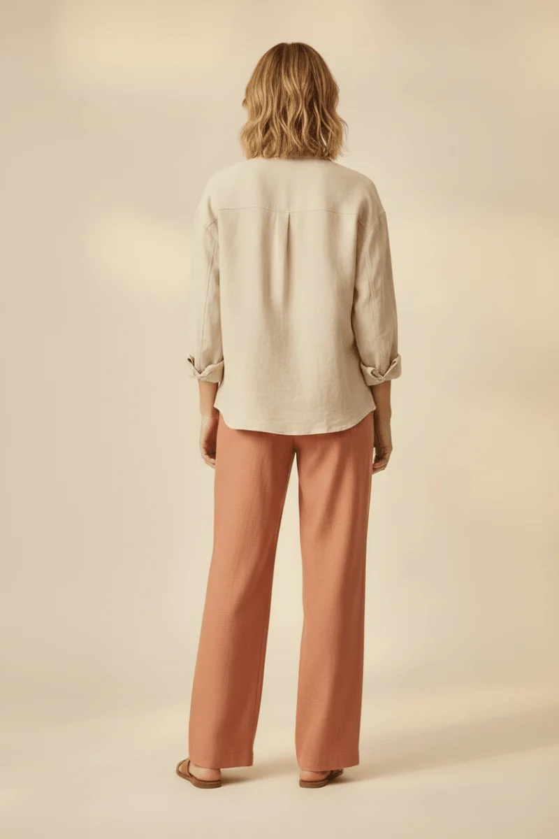 Herrlicher Bluse Linen Cotton Mix 268