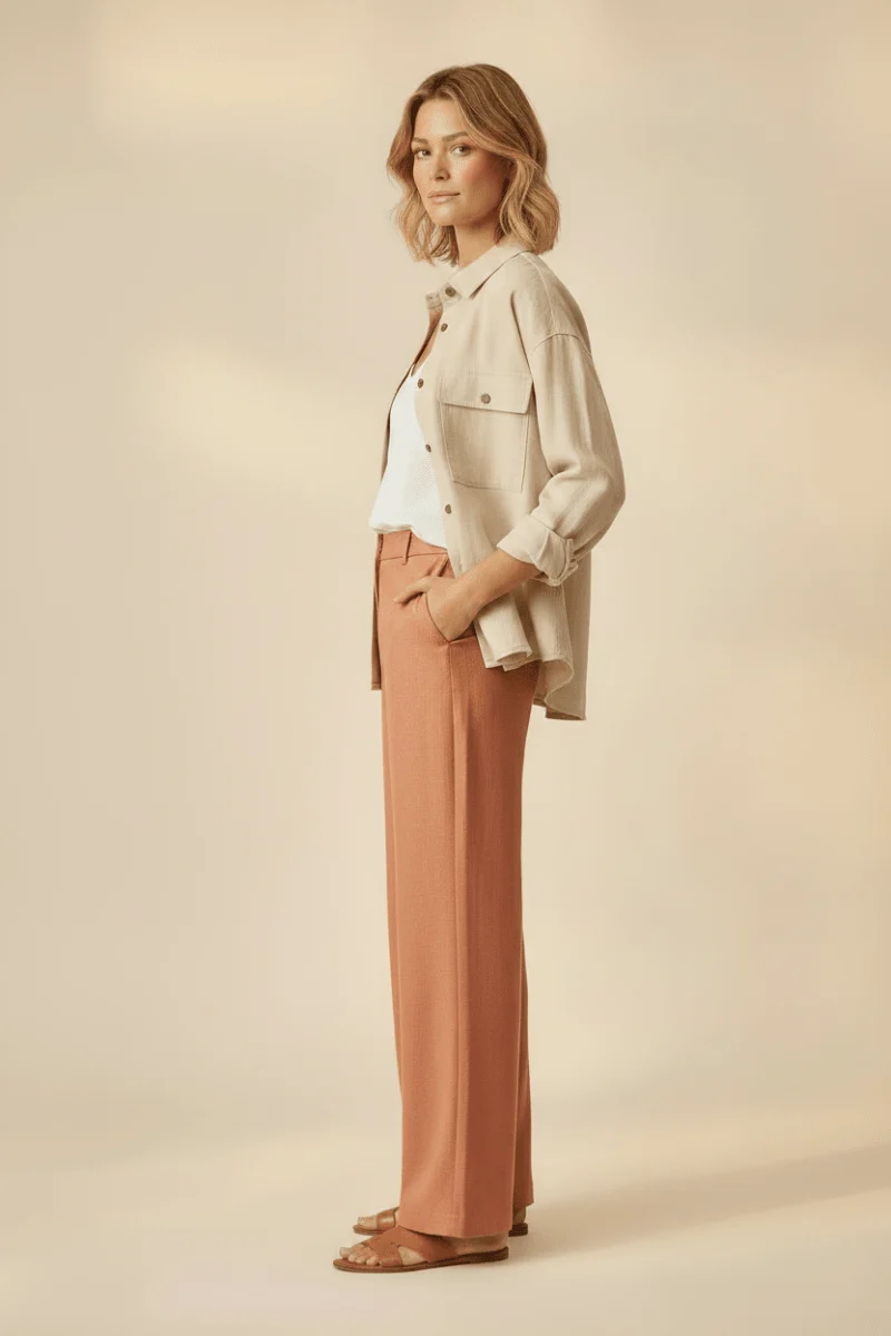 Herrlicher Bluse Linen Cotton Mix 268