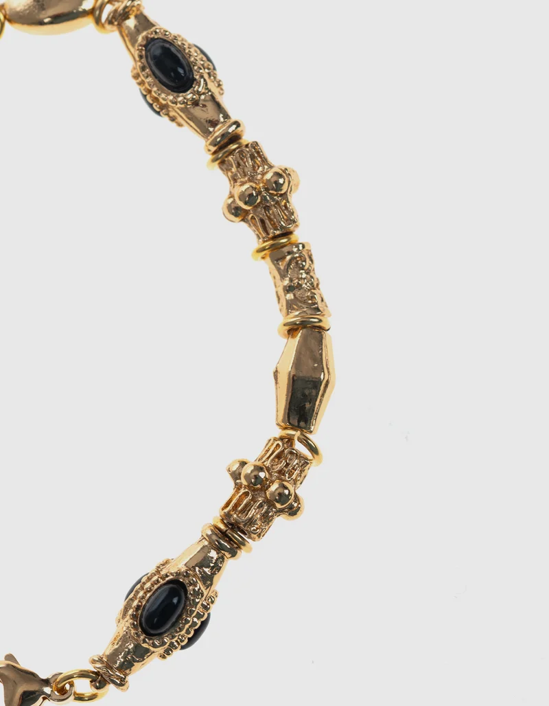 Vergoldetes Armband Kali Cabochon
