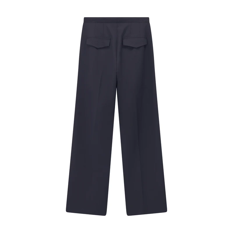 Slim-Fit Stoffhose mit Bügelfalte