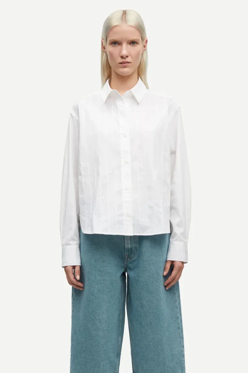 Samsoe Samsoe Bluse Saatrani White