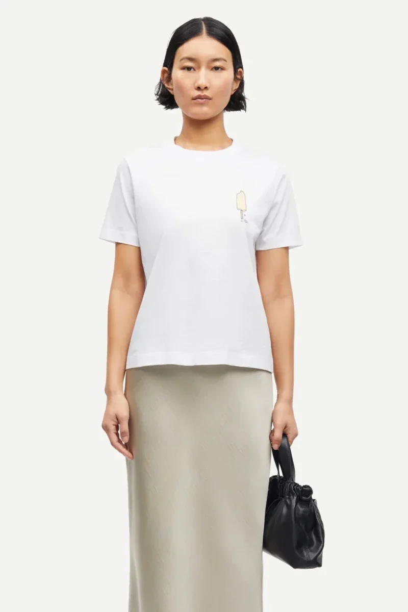 Samsoe Samsoe T-Shirt Eight Ice Flan