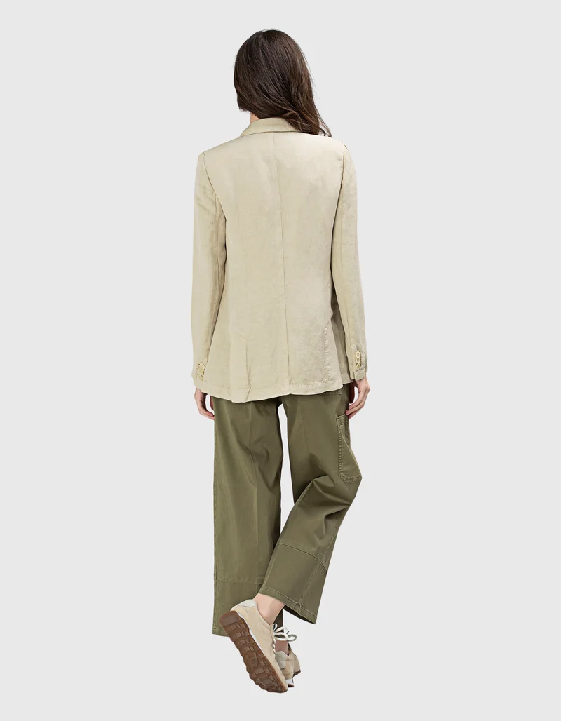 Leinen-Mix-Blazer