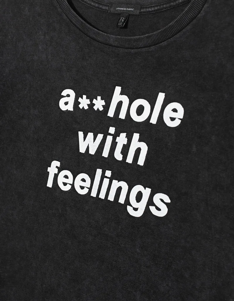 Bedrucktes T-Shirt Boy mit Kaschmir-Anteil