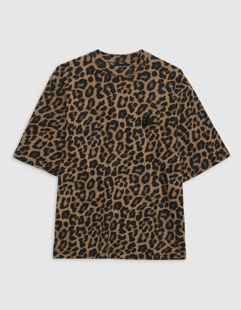 Gemustertes Loose-Fit T-Shirt Avi
