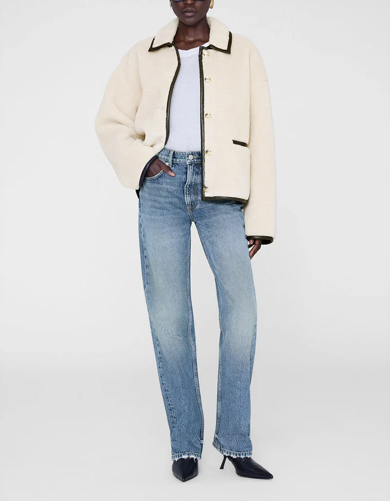 Faux-Shearling Jacke Camden