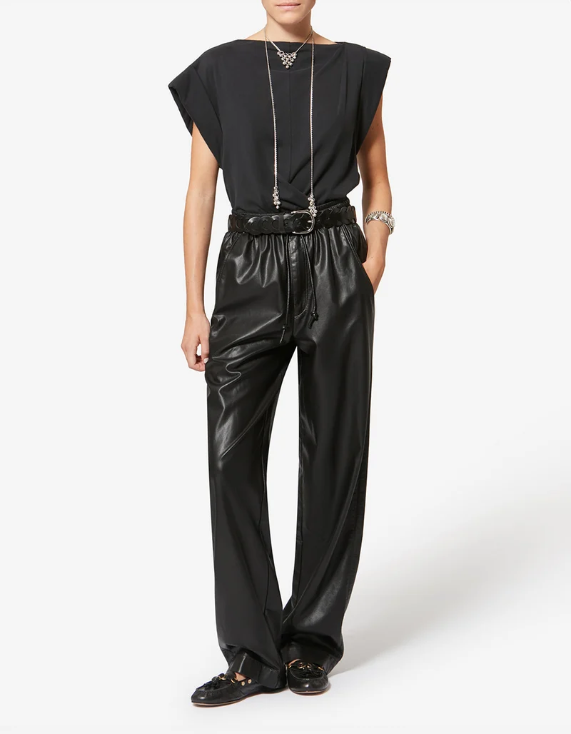 Faux-Leather Hose Nereane