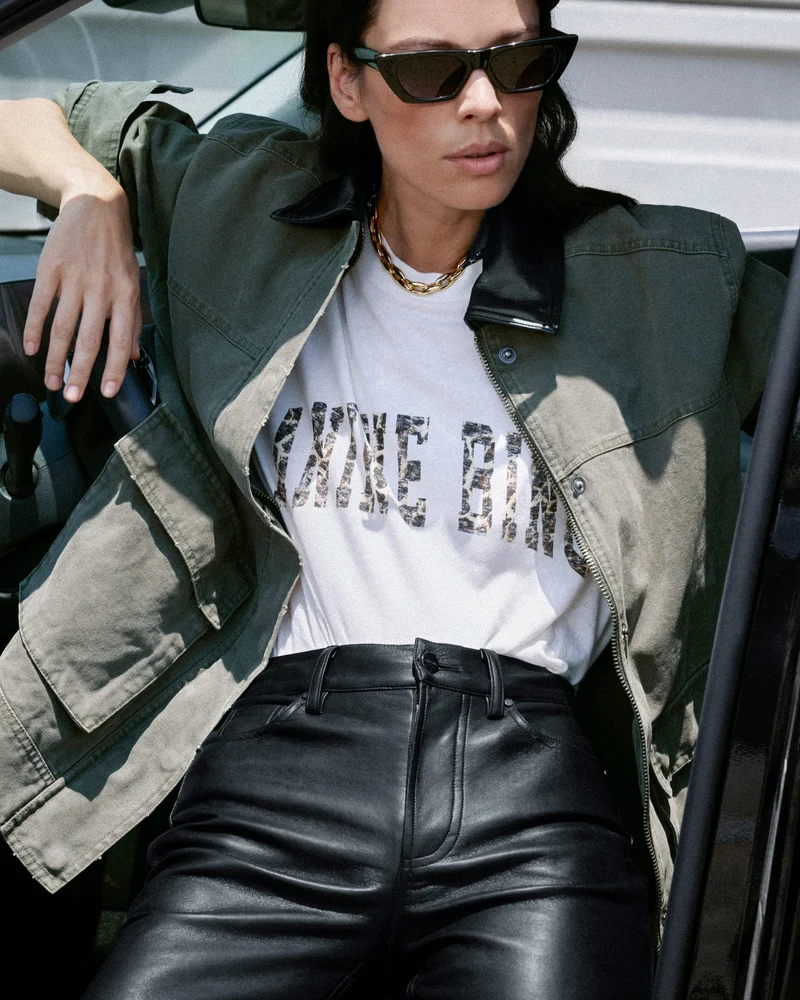 Bedrucktes Oversize T-Shirt Walker