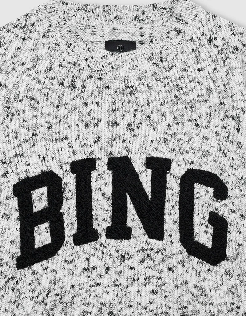 Oversize Strickpullover Sydney mit Label-Wording