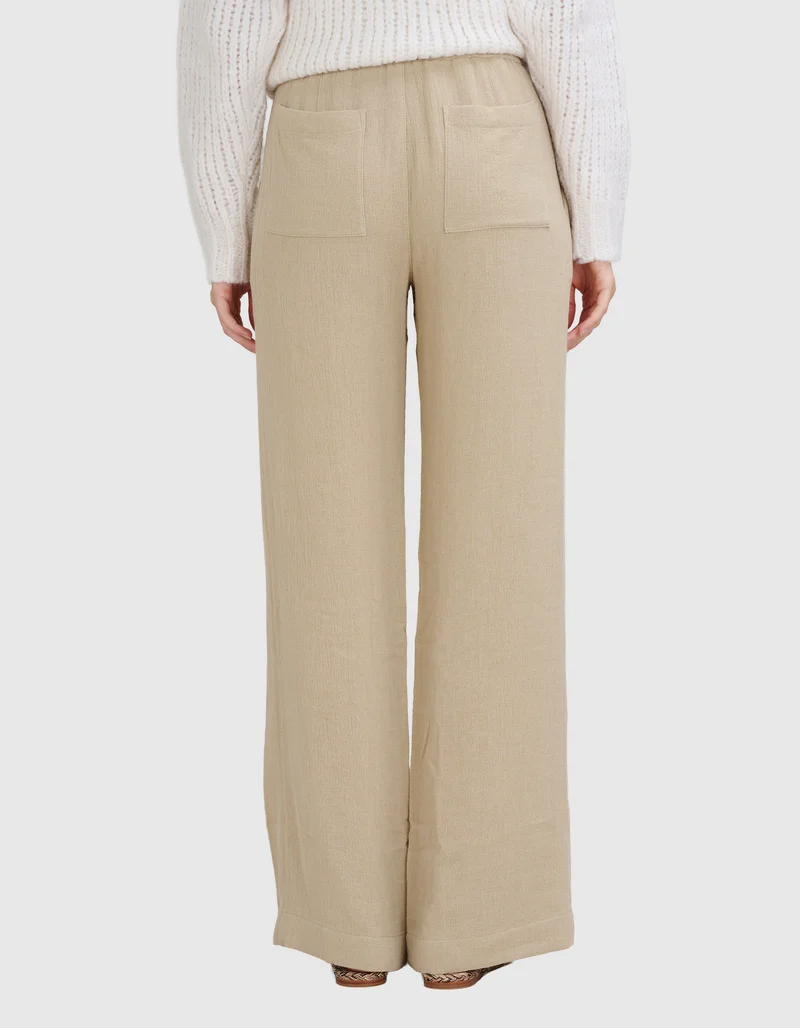 Wide Leg Hose Relaxed Wool
