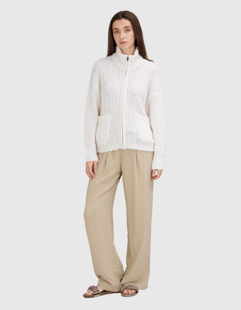 Wide Leg Hose Relaxed Wool