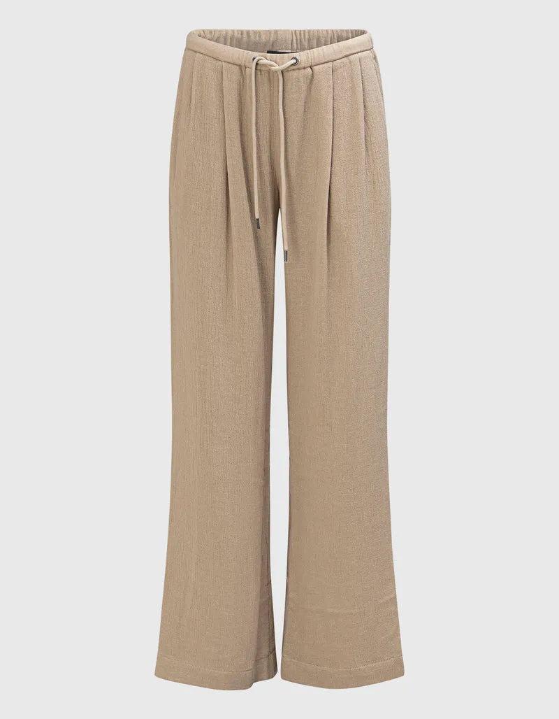 Wide Leg Hose Relaxed Wool
